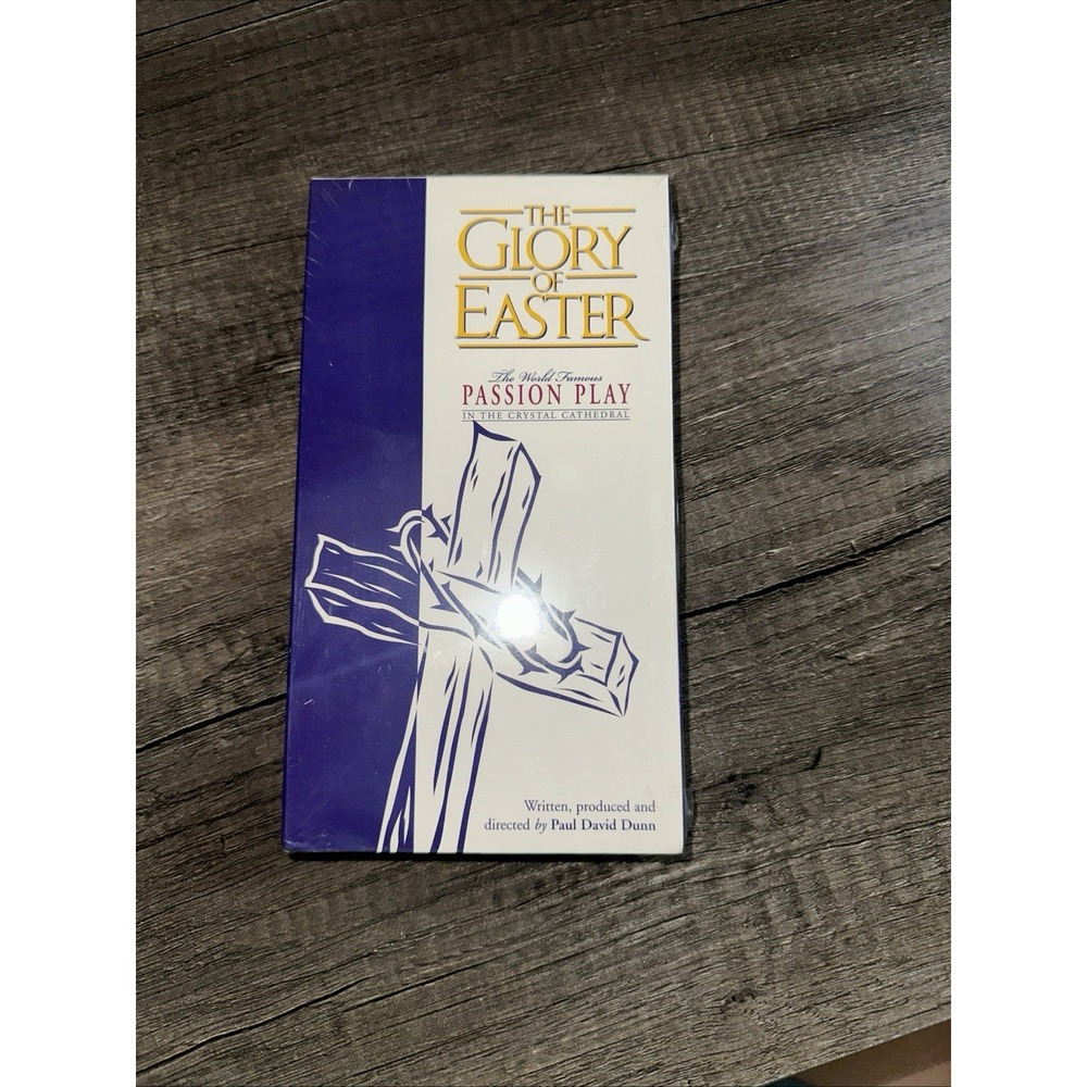 The Glory Of‎ Easter Passion Play Crystal Cathedral Paul David Dunn 1994 VHS